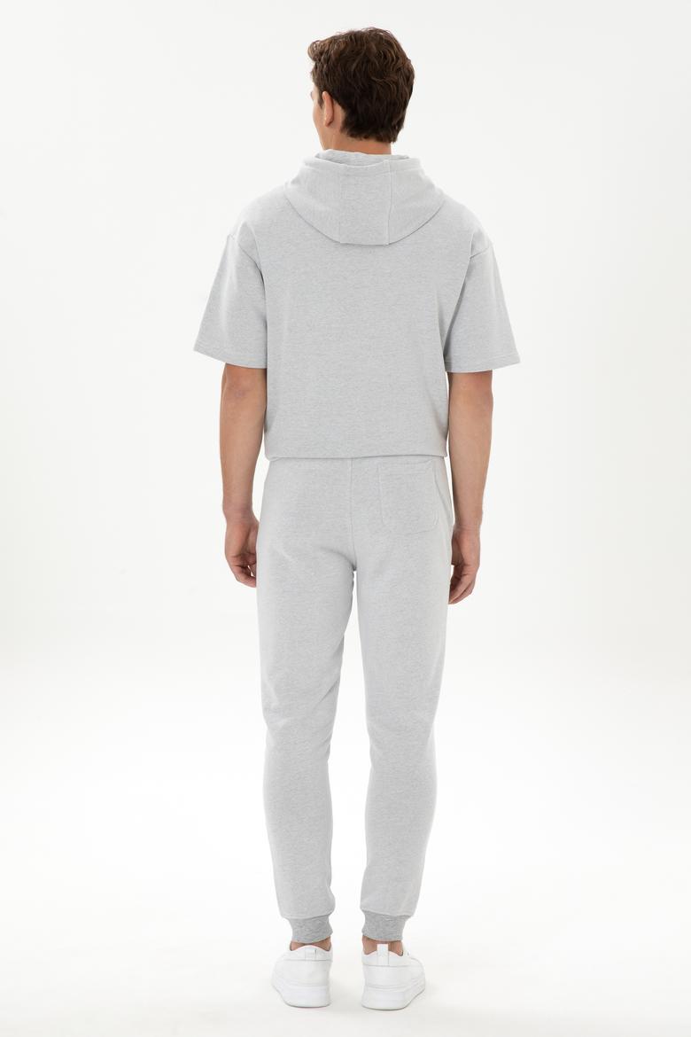 Erkek Gri Melanj Eşofman Altı - 50324790017