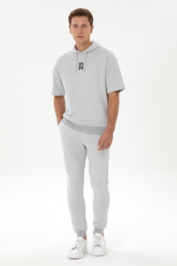 Erkek Gri Melanj Eşofman Altı