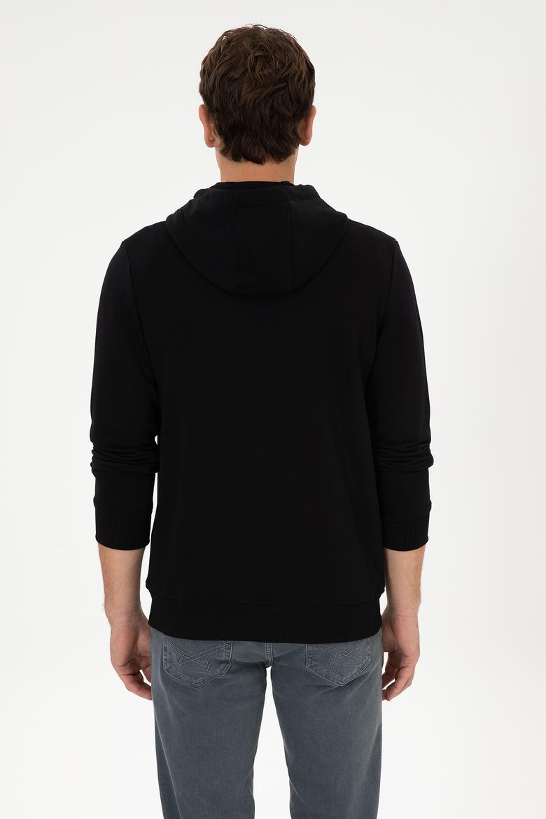 Erkek Siyah Örme Hırka - 50307743006