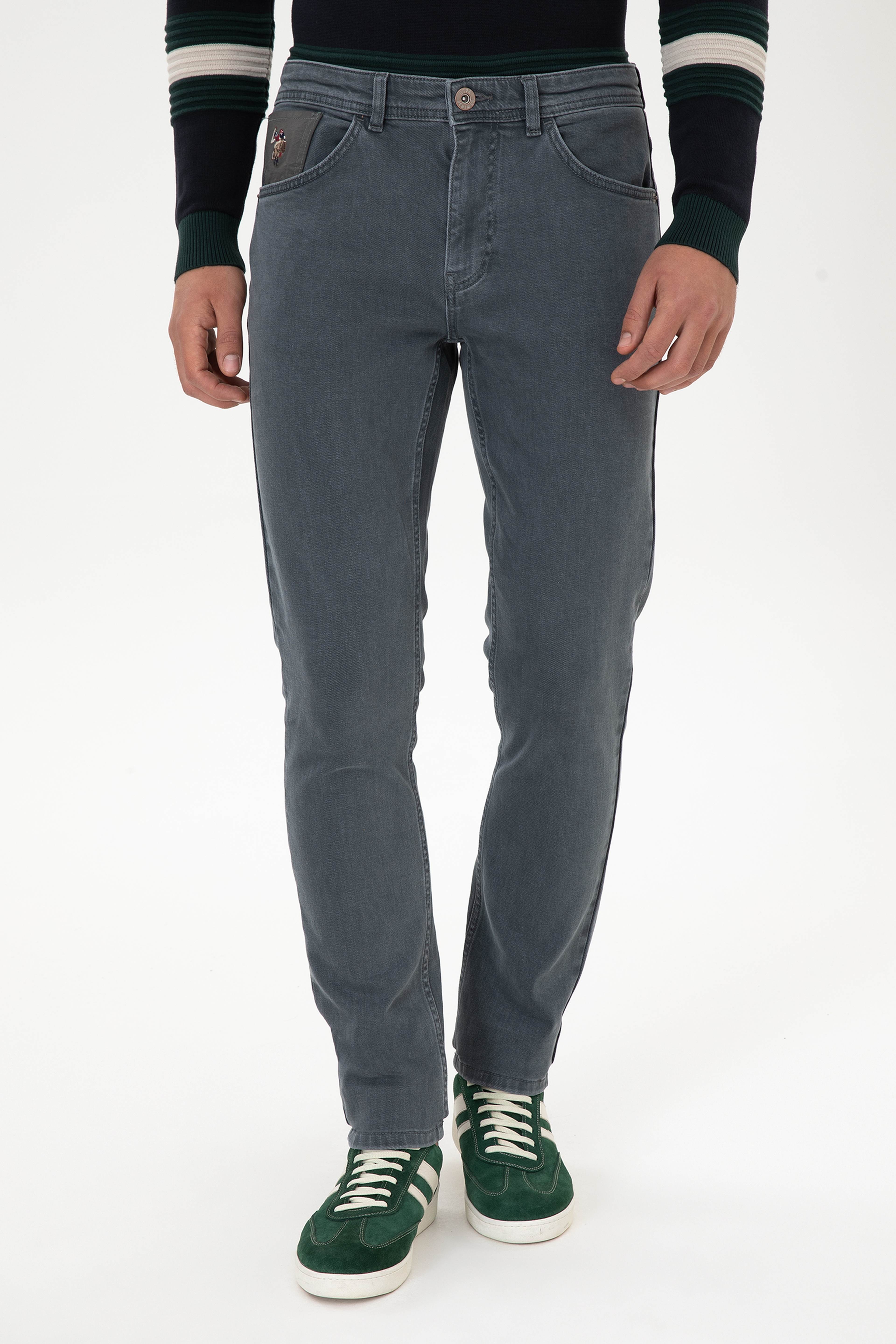 Erkek Mint Slim Fit Jean Pantolon - Image 2