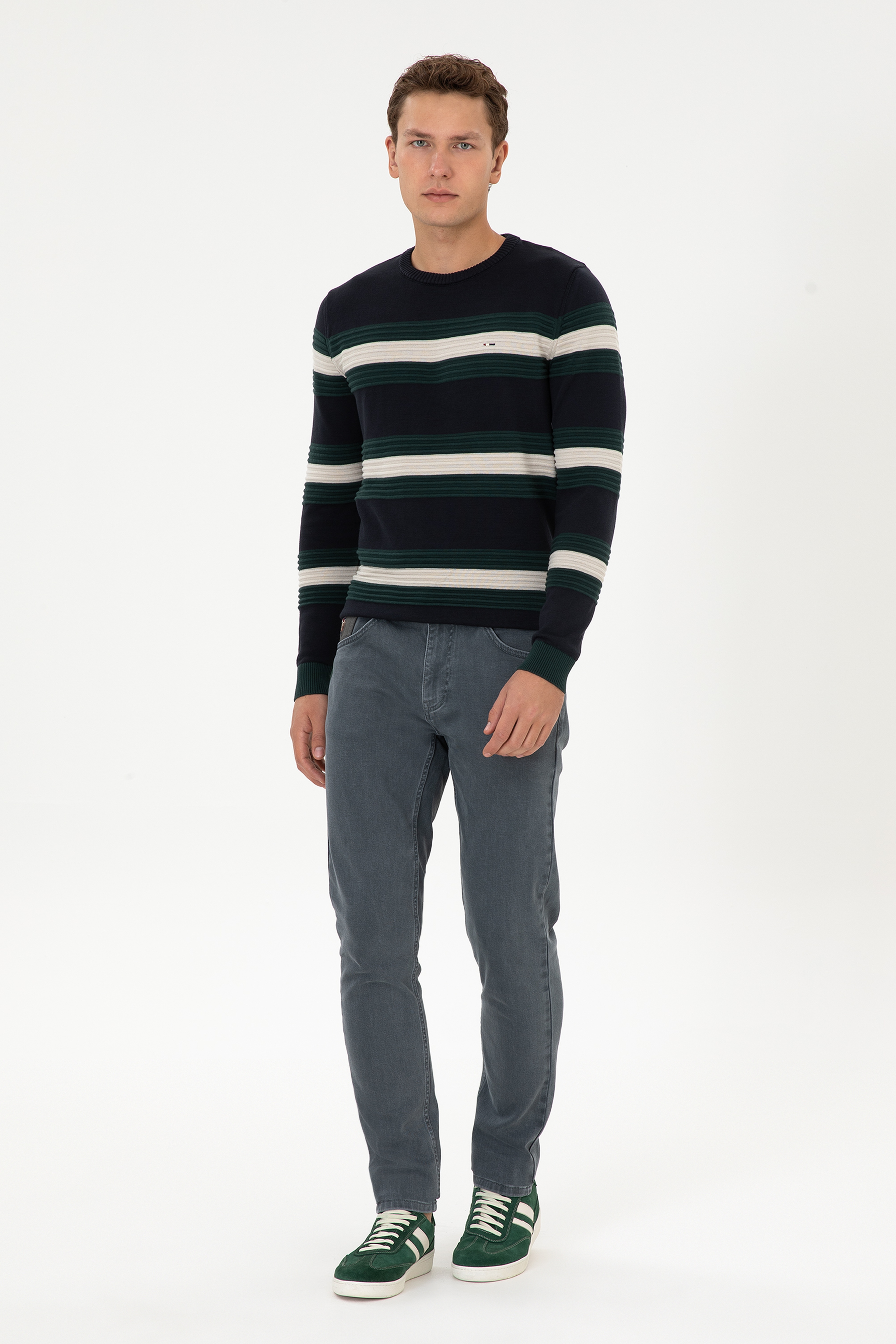 Erkek Mint Slim Fit Jean Pantolon - Image 3