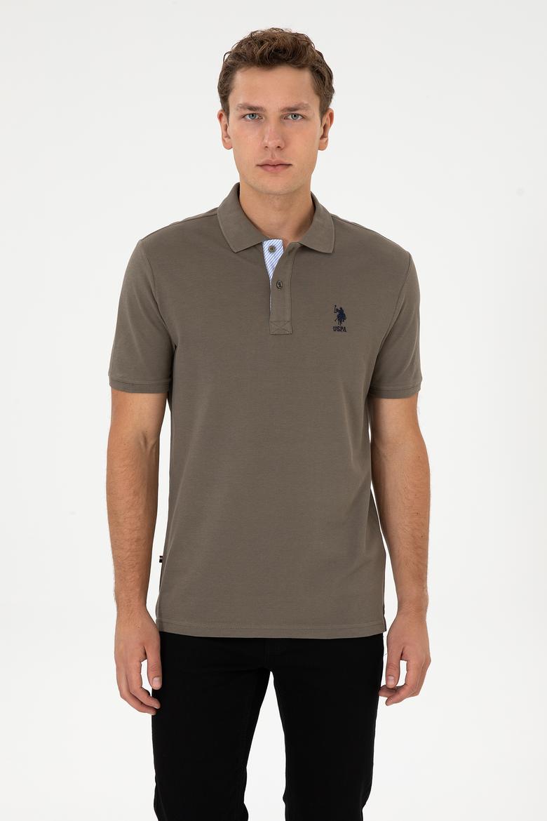 Erkek Vizon Basic Tişört