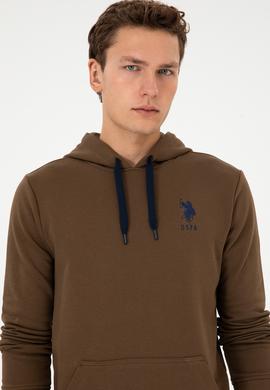 Erkek Haki Basic Sweatshirt - 50307703091
