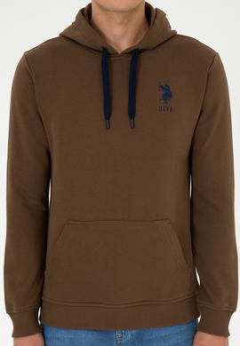 Erkek Haki Basic Sweatshirt - 50307703091