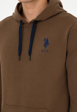 Erkek Haki Basic Sweatshirt - 50307703091