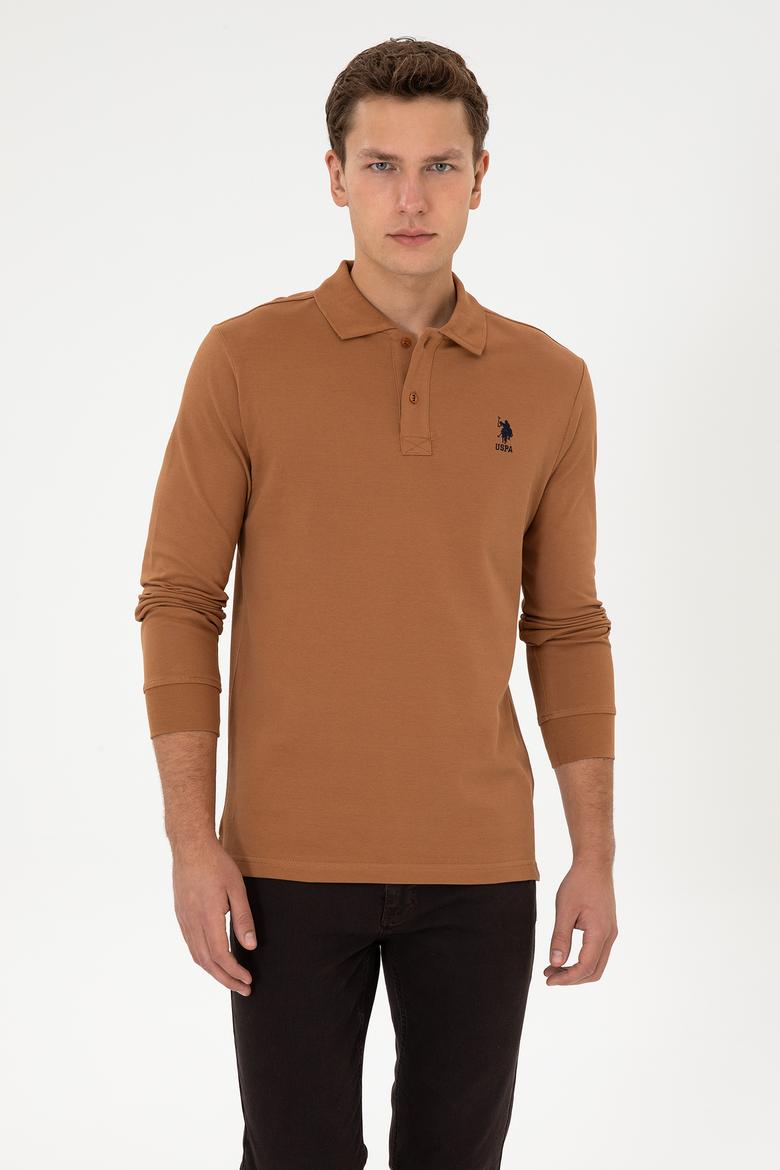 Erkek Camel Basic Sweatshirt