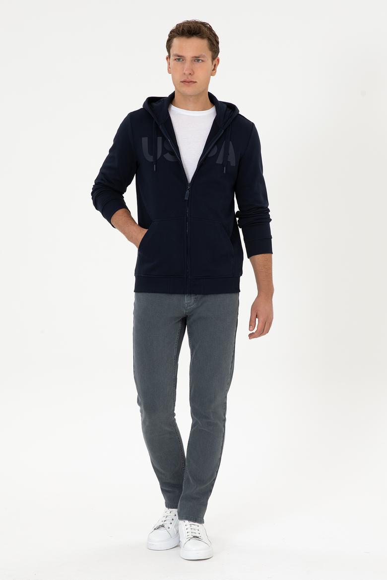 Erkek Lacivert Örme Hırka - 50307743036