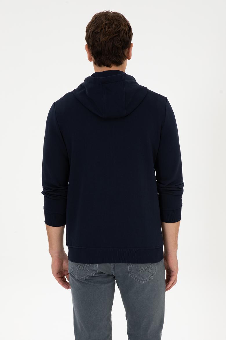 Erkek Lacivert Örme Hırka - 50307743036