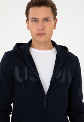 Erkek Lacivert Örme Hırka - 50307743036