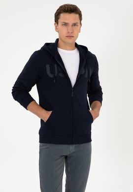 Erkek Lacivert Örme Hırka - 50307743036