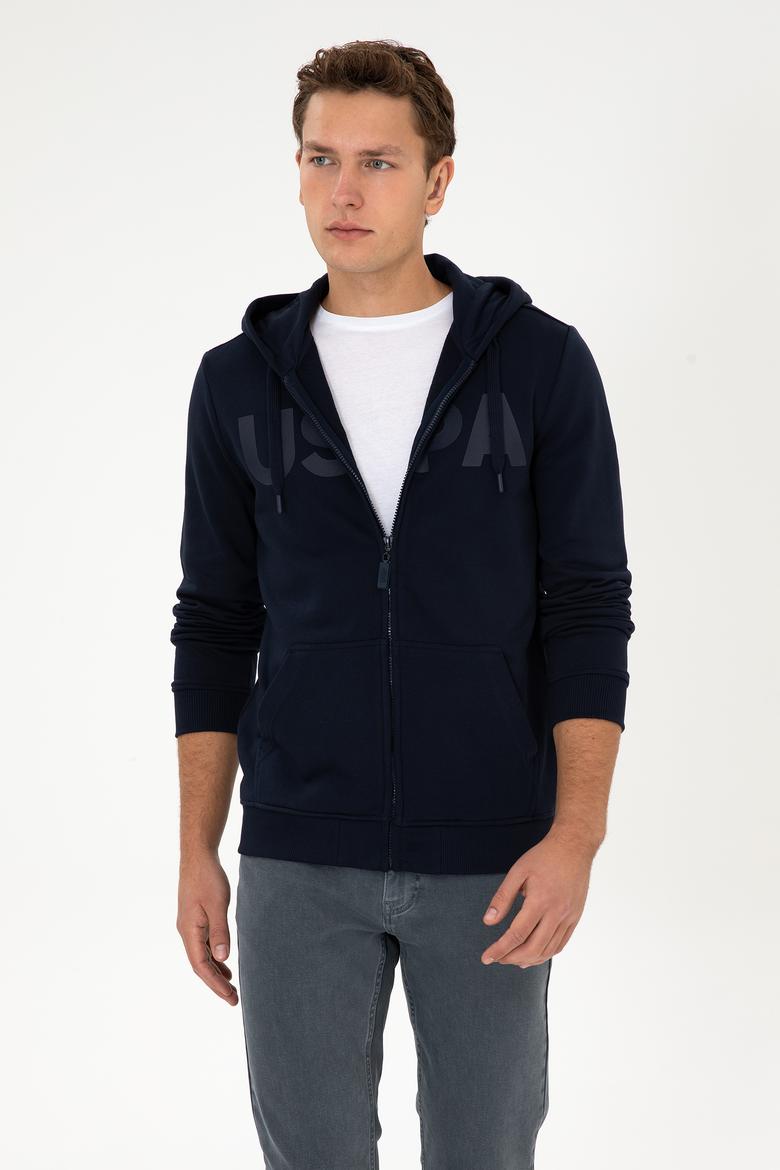 Erkek Lacivert Örme Hırka - 50307743036