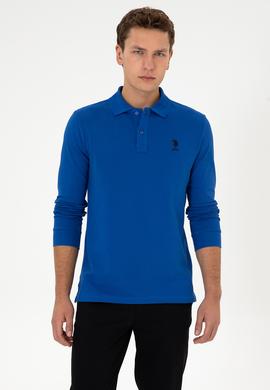 Erkek Mavi Basic Sweatshirt - 50307757141