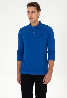 Erkek Mavi Basic Sweatshirt - 50307757141