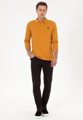 Erkek Hardal Basic Sweatshirt - 50307757071