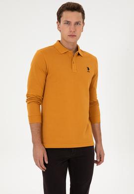 Erkek Hardal Basic Sweatshirt - 50307757071