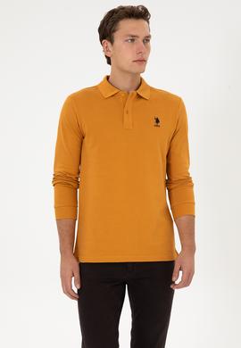 Erkek Hardal Basic Sweatshirt - 50307757071