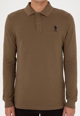 Erkek Haki Basic Sweatshirt - 50307757070