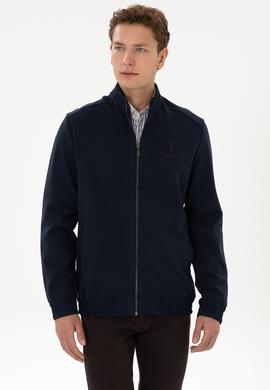 Erkek Lacivert Örme Hırka - 50309988024