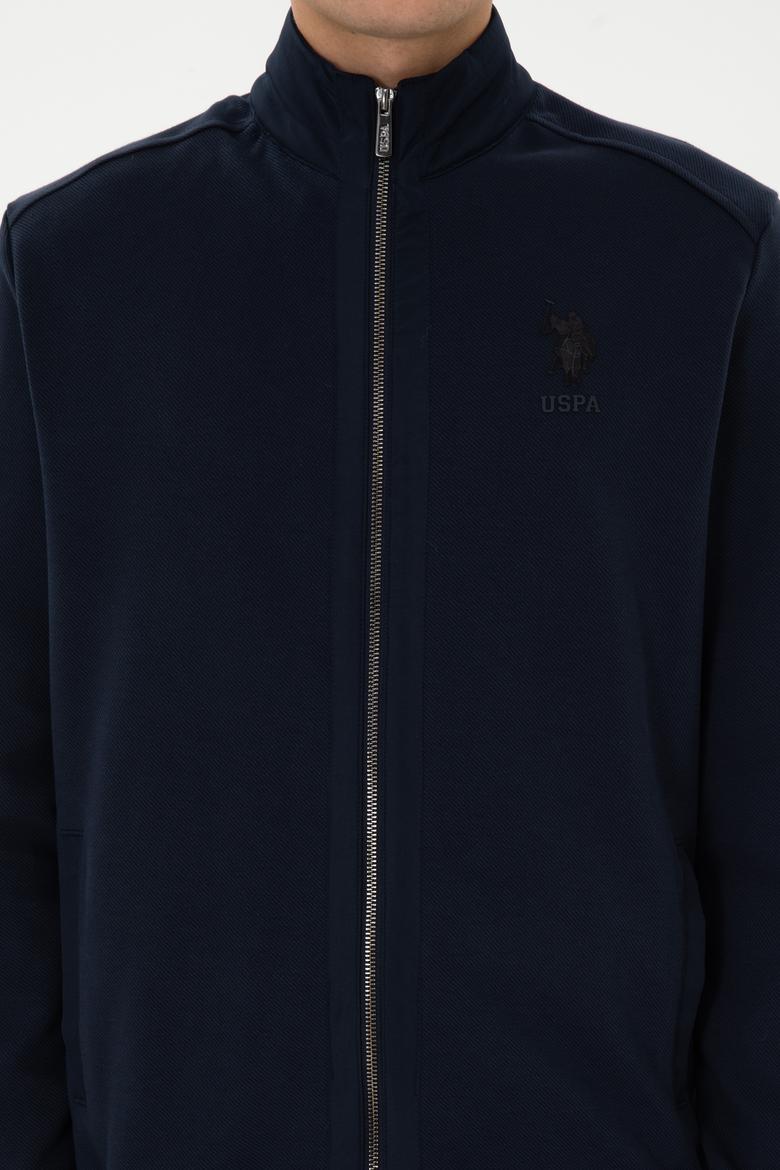 Erkek Lacivert Örme Hırka - 50309988024