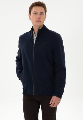 Erkek Lacivert Örme Hırka - 50309988024