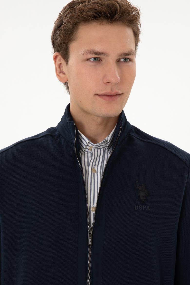 Erkek Lacivert Örme Hırka - 50309988024