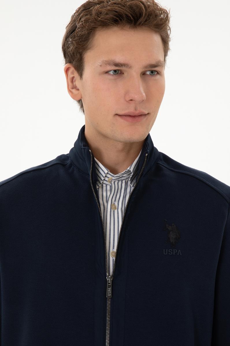 Erkek Lacivert Örme Hırka