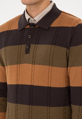 Erkek Koyu Kahverengi Kazak - 50316616014