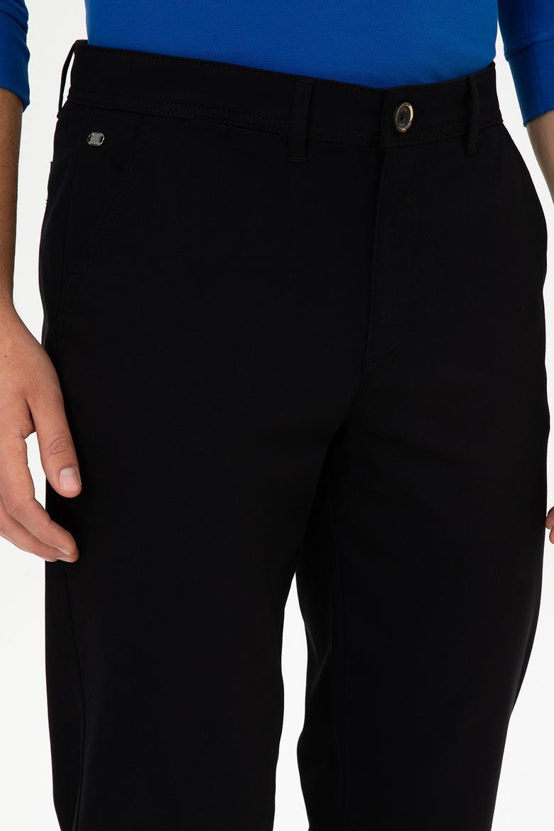Erkek Siyah Kanvas / Chino Pantolon - 50311604137