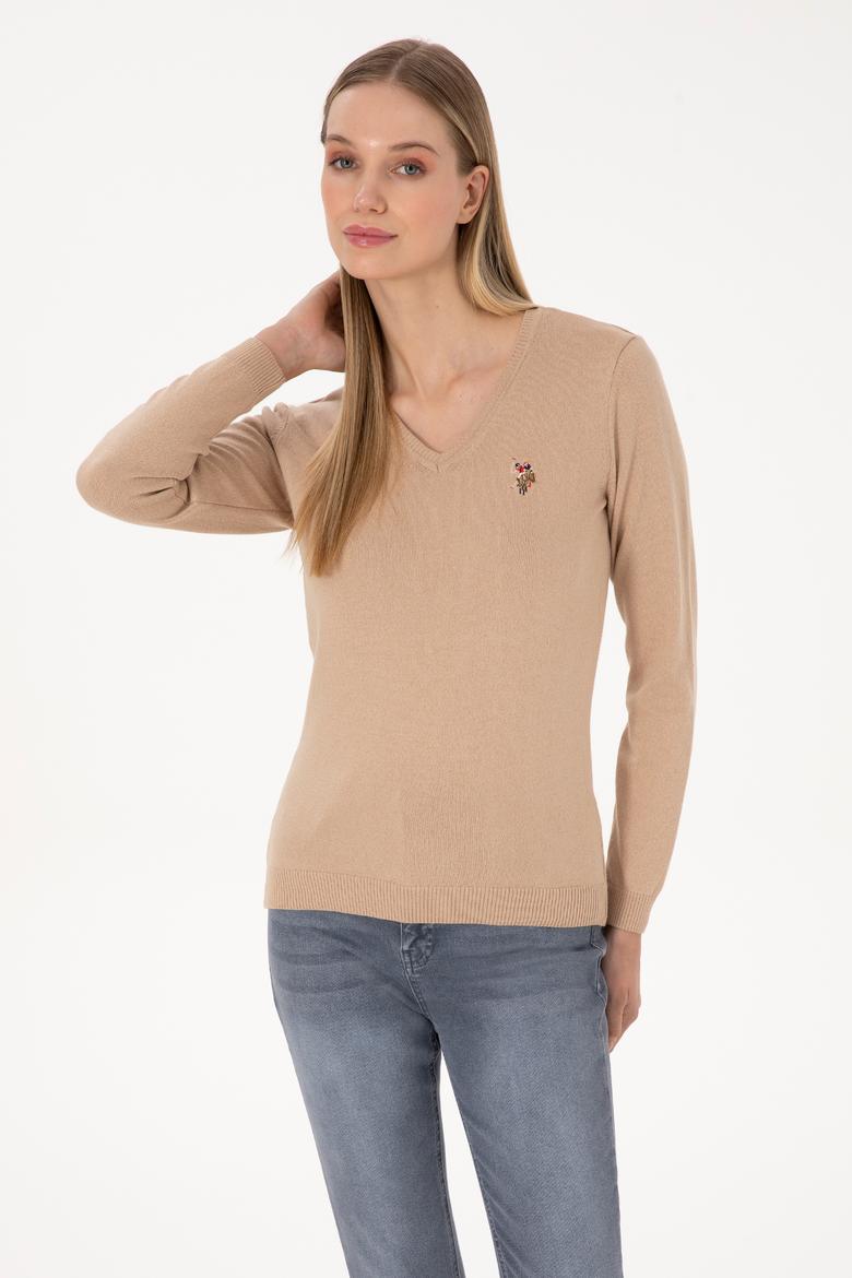 Kadın Kum Melanj Basic Kazak - 50307727005