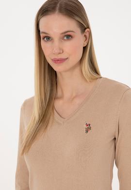 Kadın Kum Melanj Basic Kazak - 50307727005