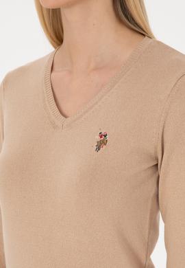 Kadın Kum Melanj Basic Kazak - 50307727005