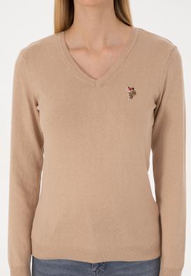 Kadın Kum Melanj Basic Kazak - 50307727005