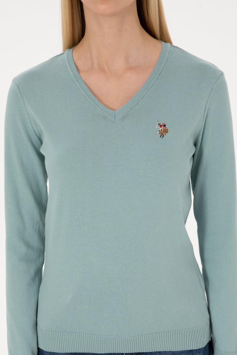 Kadın Mint Basic Kazak - 50307727037