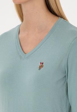 Kadın Mint Basic Kazak - 50307727037