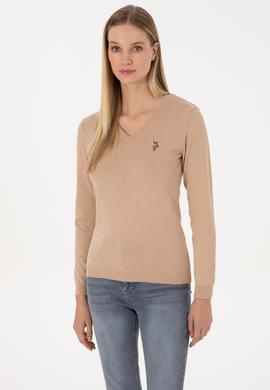 Kadın Kum Melanj Basic Kazak - 50307727005