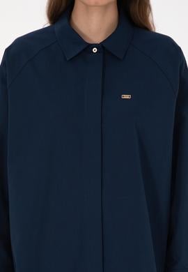 Kadın Lacivert Uzun Kollu Gömlek - 50316399003