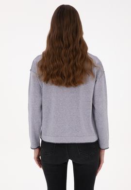 Kadın Mor Bisiklet Yaka Kazak - 50314675017