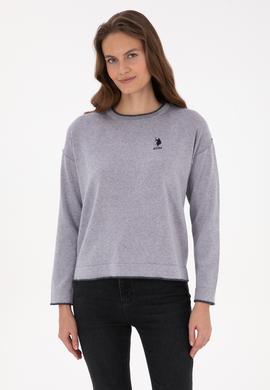 Kadın Mor Bisiklet Yaka Kazak - 50314675017