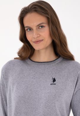 Kadın Mor Bisiklet Yaka Kazak - 50314675017