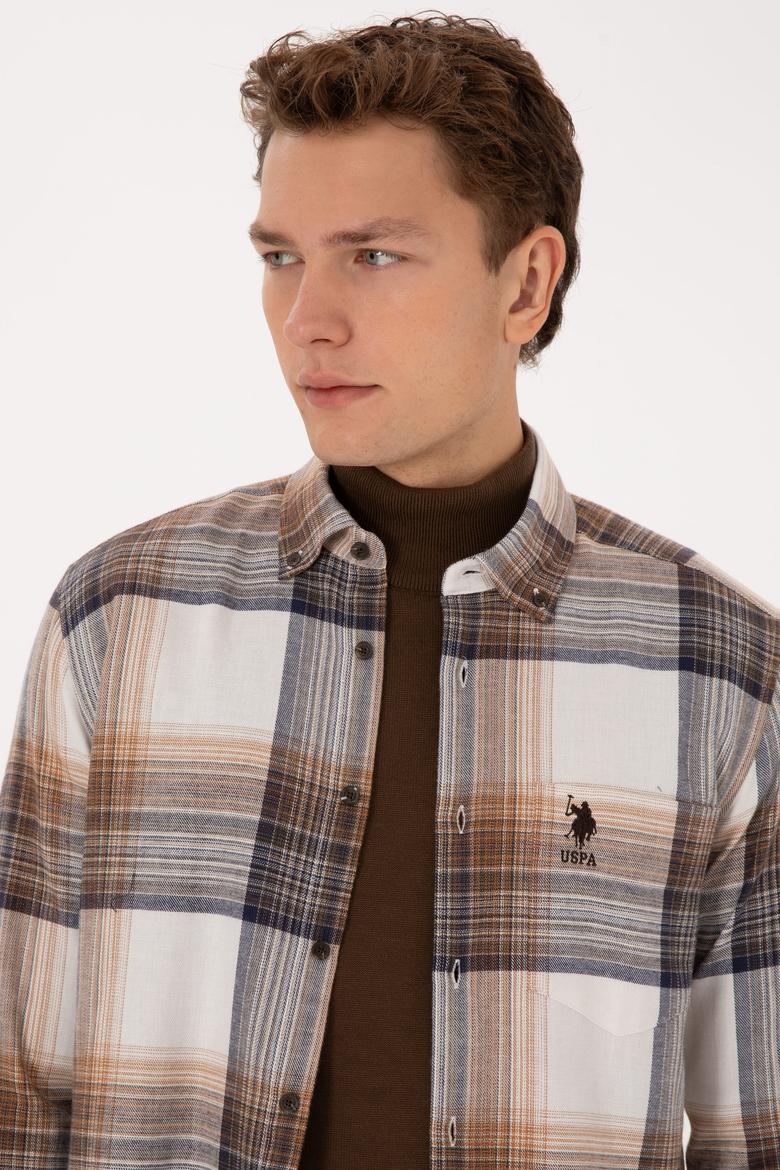 Erkek Camel Uzun Kollu Gömlek - 50308217009