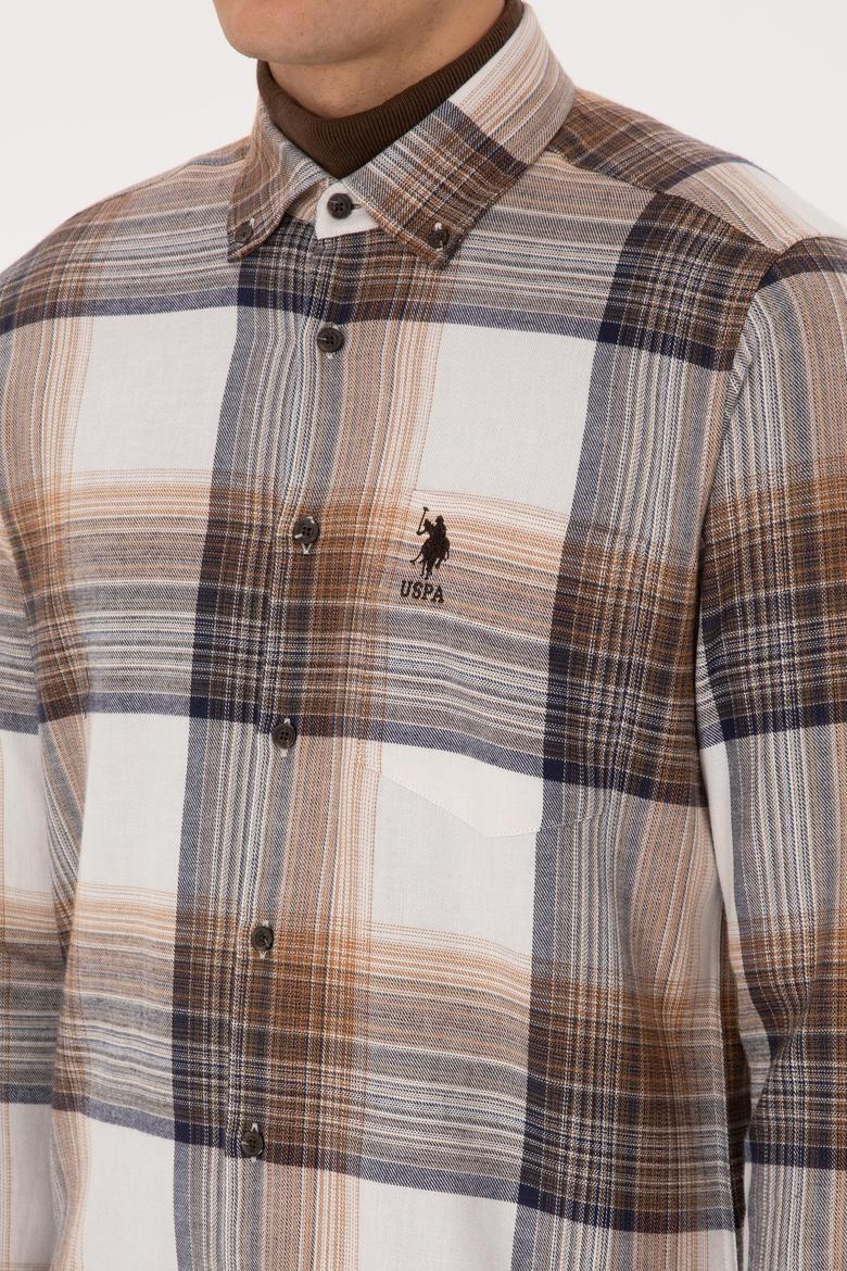 Erkek Camel Uzun Kollu Gömlek - 50308217009