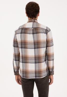 Erkek Camel Uzun Kollu Gömlek - 50308217009