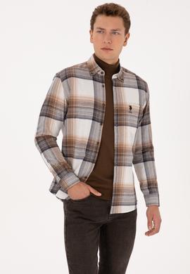 Erkek Camel Uzun Kollu Gömlek - 50308217009