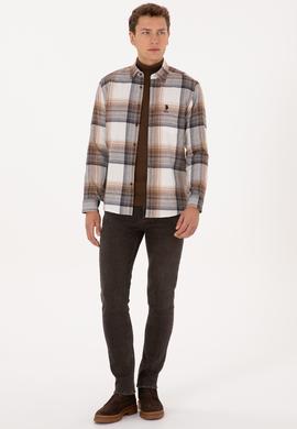 Erkek Camel Uzun Kollu Gömlek - 50308217009