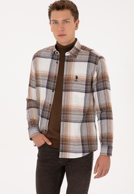 Erkek Camel Uzun Kollu Gömlek - 50308217009