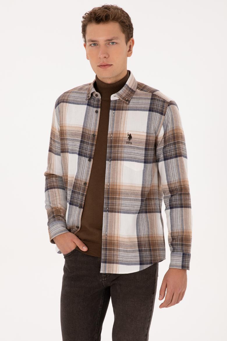 Erkek Camel Uzun Kollu Gömlek - 50308217009