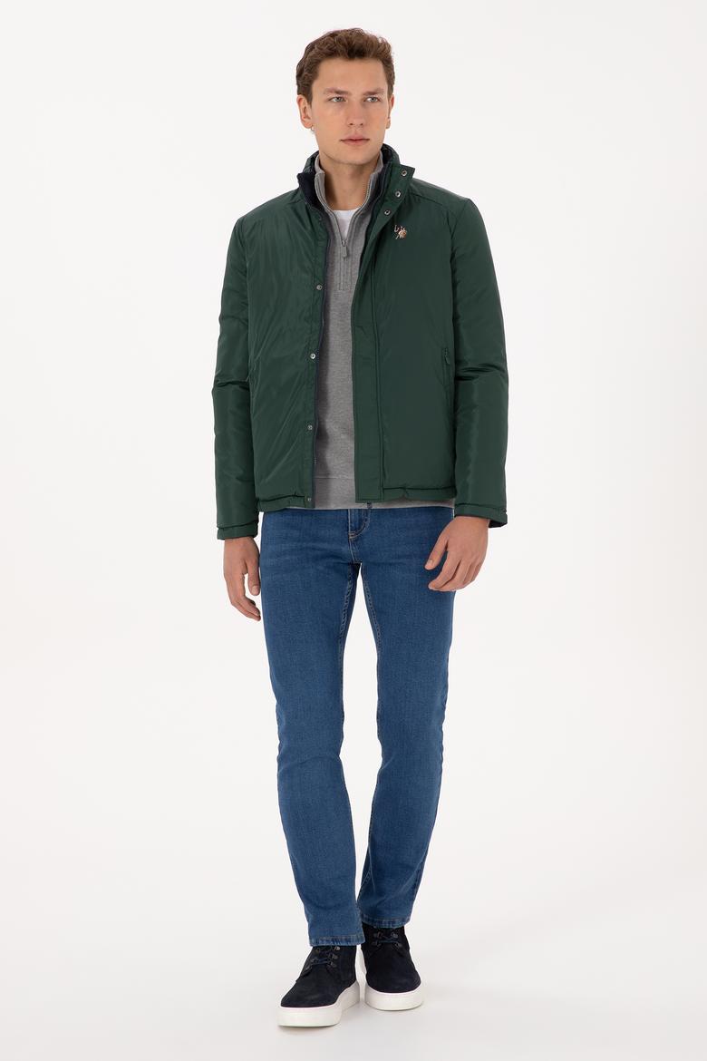 Erkek Koyu Yeşil Mont