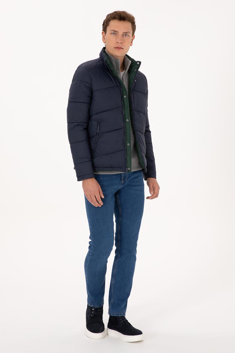 Erkek Koyu Yeşil Mont - 50311623004