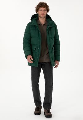 Erkek Koyu Yeşil Kaban - 50312014007
