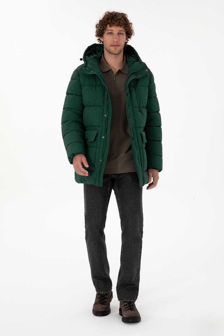 Erkek Koyu Yeşil Kaban - 50312014007